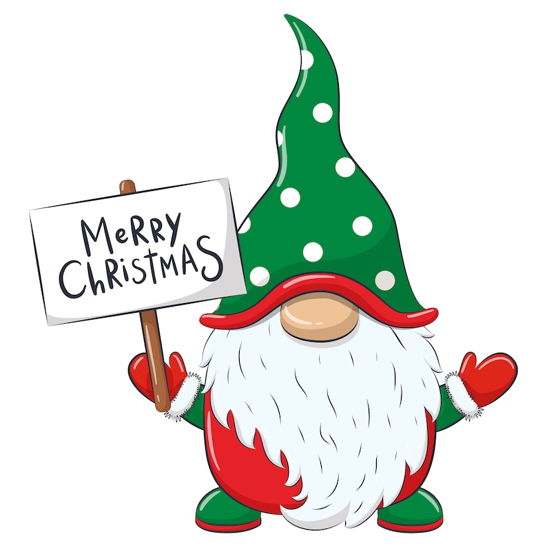 Christmas Gnome Clipart 