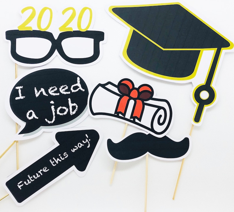 graduation-photo-booth-props-diy-printable-party-etsy