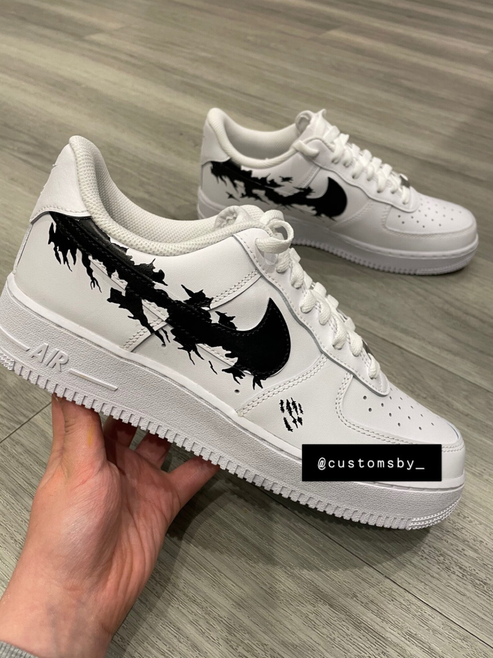 shattered swoosh air force 1