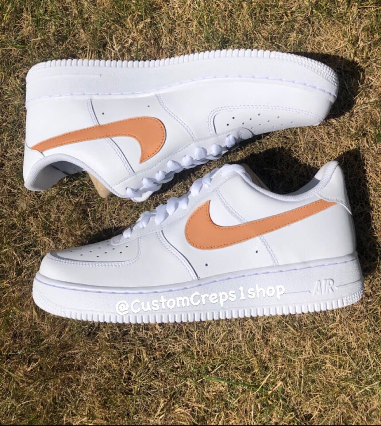 orange air force 1 custom