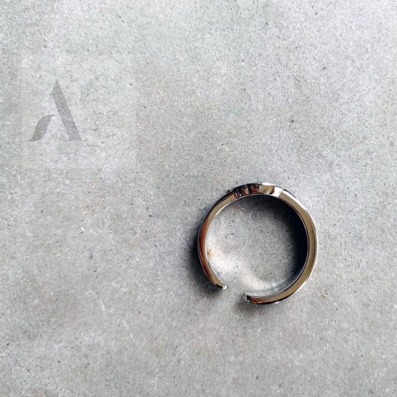 Hokusai Ring Art lover Gift Japanese painting Ring Japanese Wave Ring Famous Painting Ring Blue Ocean Ring Jewellery For Art Lover,