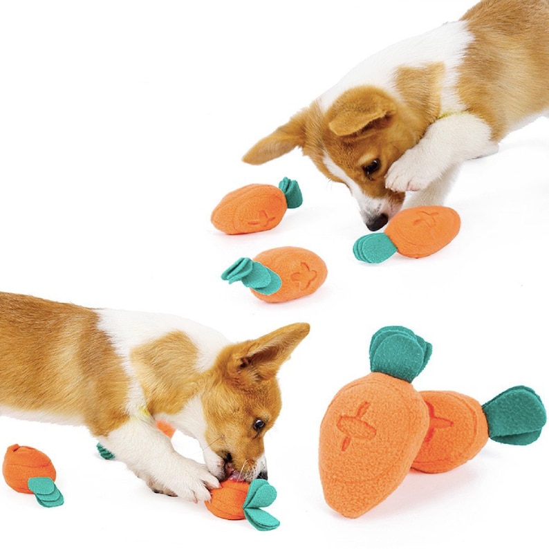 Hund Karotten IQ Spielzeug interaktive Hund Spielzeug Hund Etsy