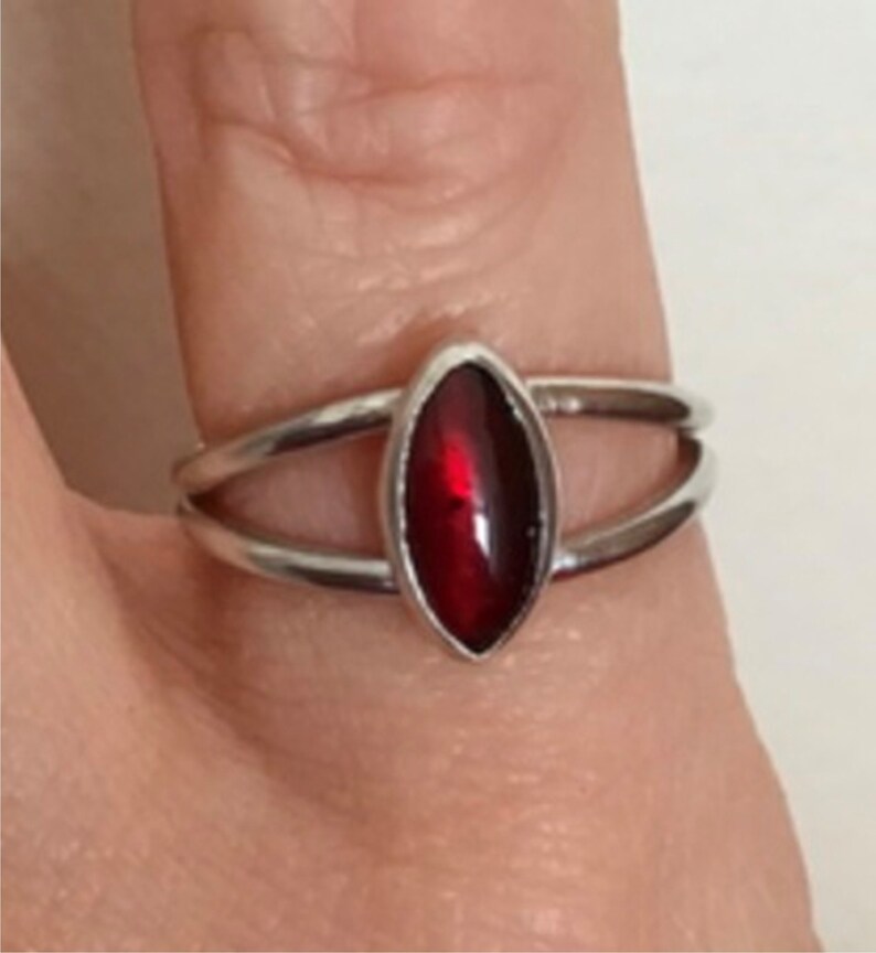 Band Ring Garnet Ring Statement Ring 925 Silver Ring Antique Ring Handmade Ring Designer Ring Thumb Ring Women Ring Gift For Her