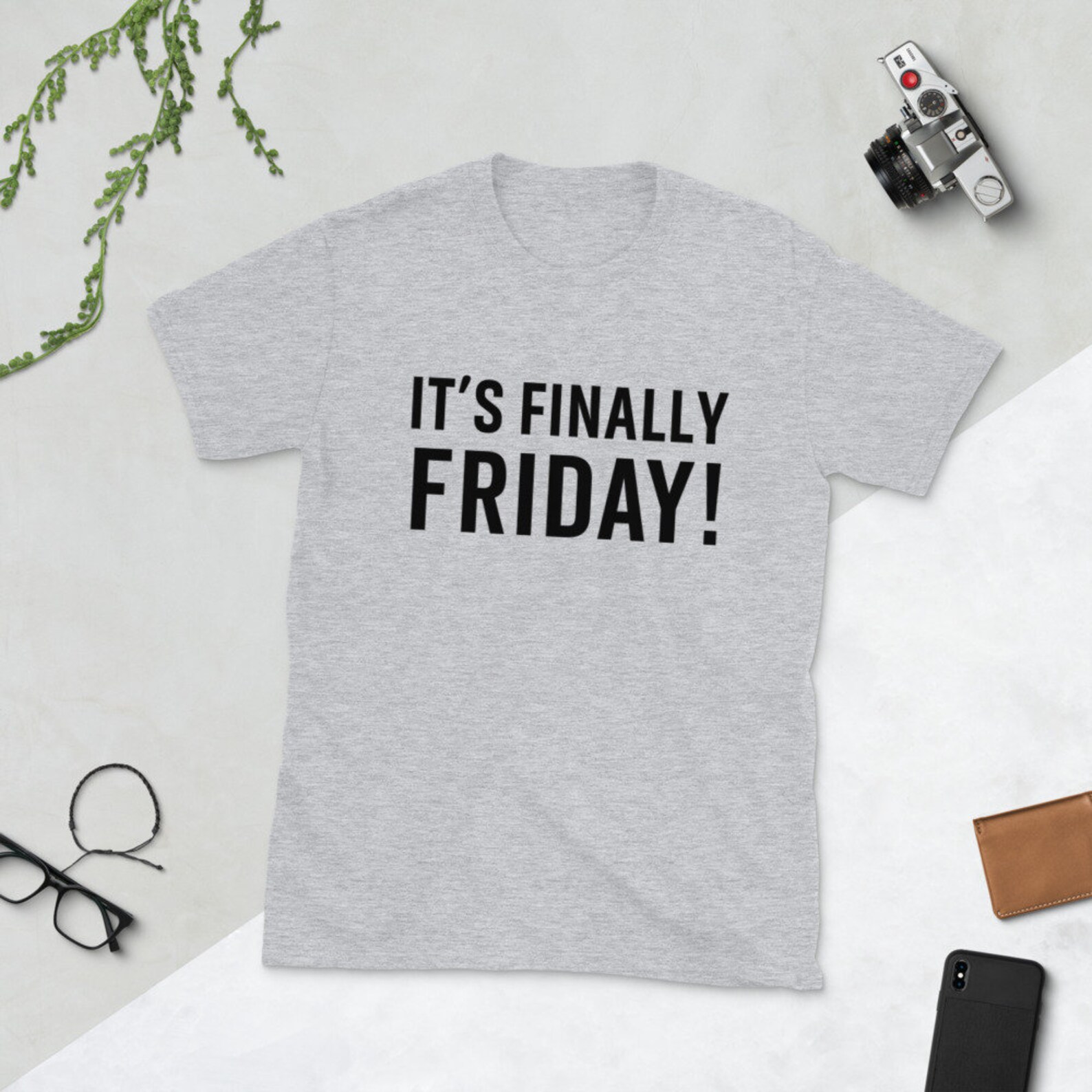 It's Finally Friday Unisex TShirt Funny Friday Etsy