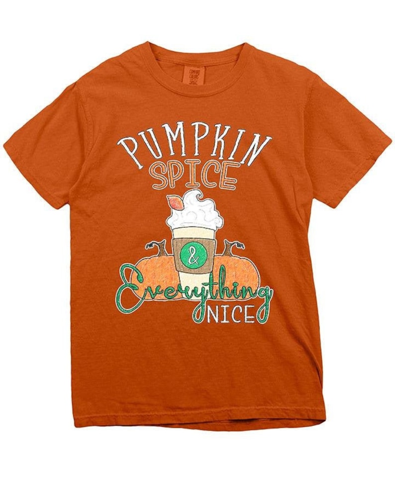 Country Girl\u00ae Women/'s Comfort Colors Tee Pumpkin Spice Nice