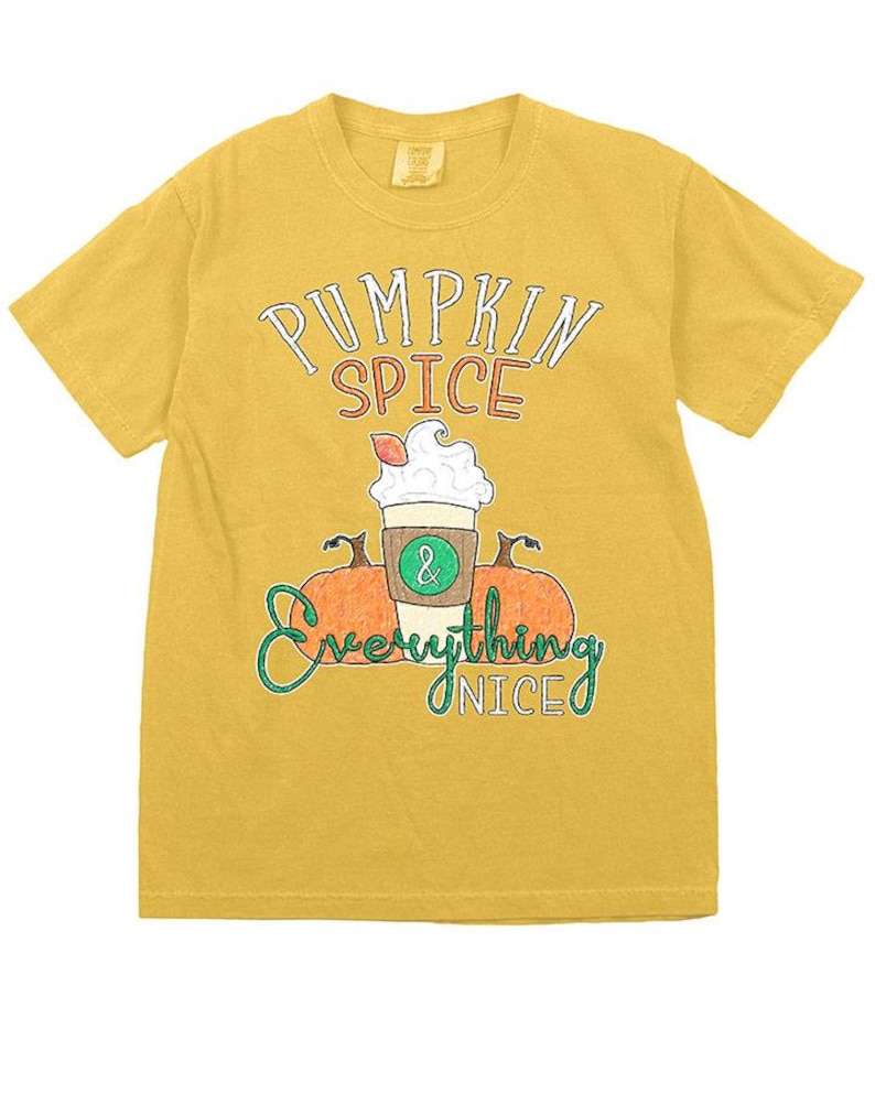 Country Girl\u00ae Women/'s Comfort Colors Tee Pumpkin Spice Nice