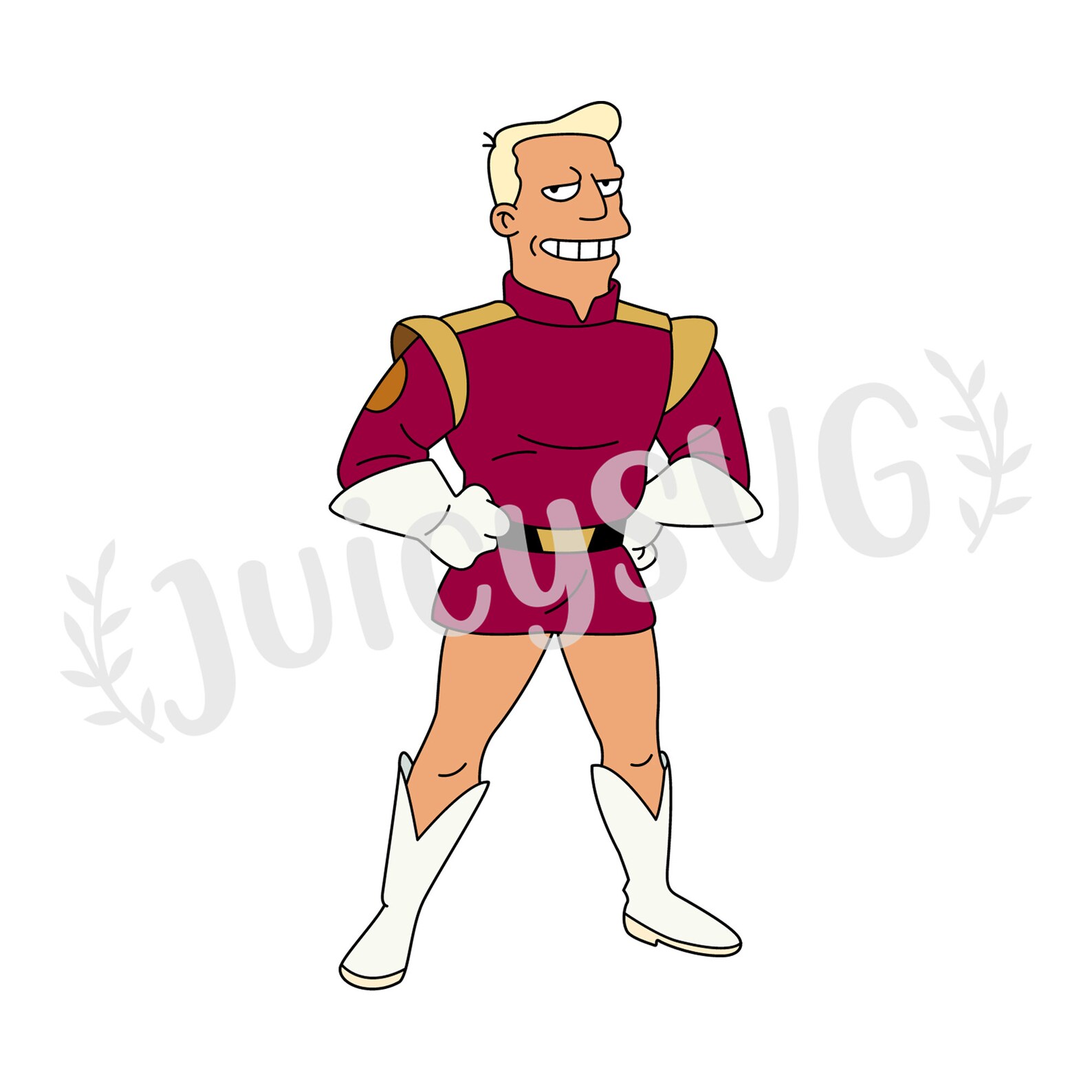 Zapp Brannigan Futurama SVG Cricut Cut File Digital File | Etsy