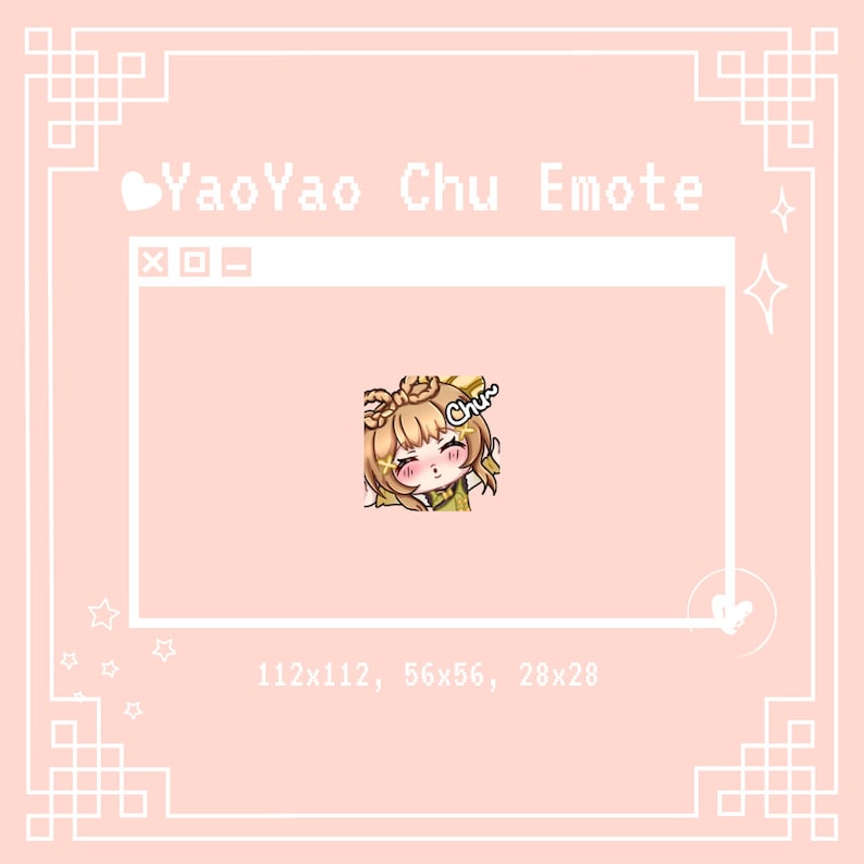 Genshin Impact YaoYao Twitch Emotes