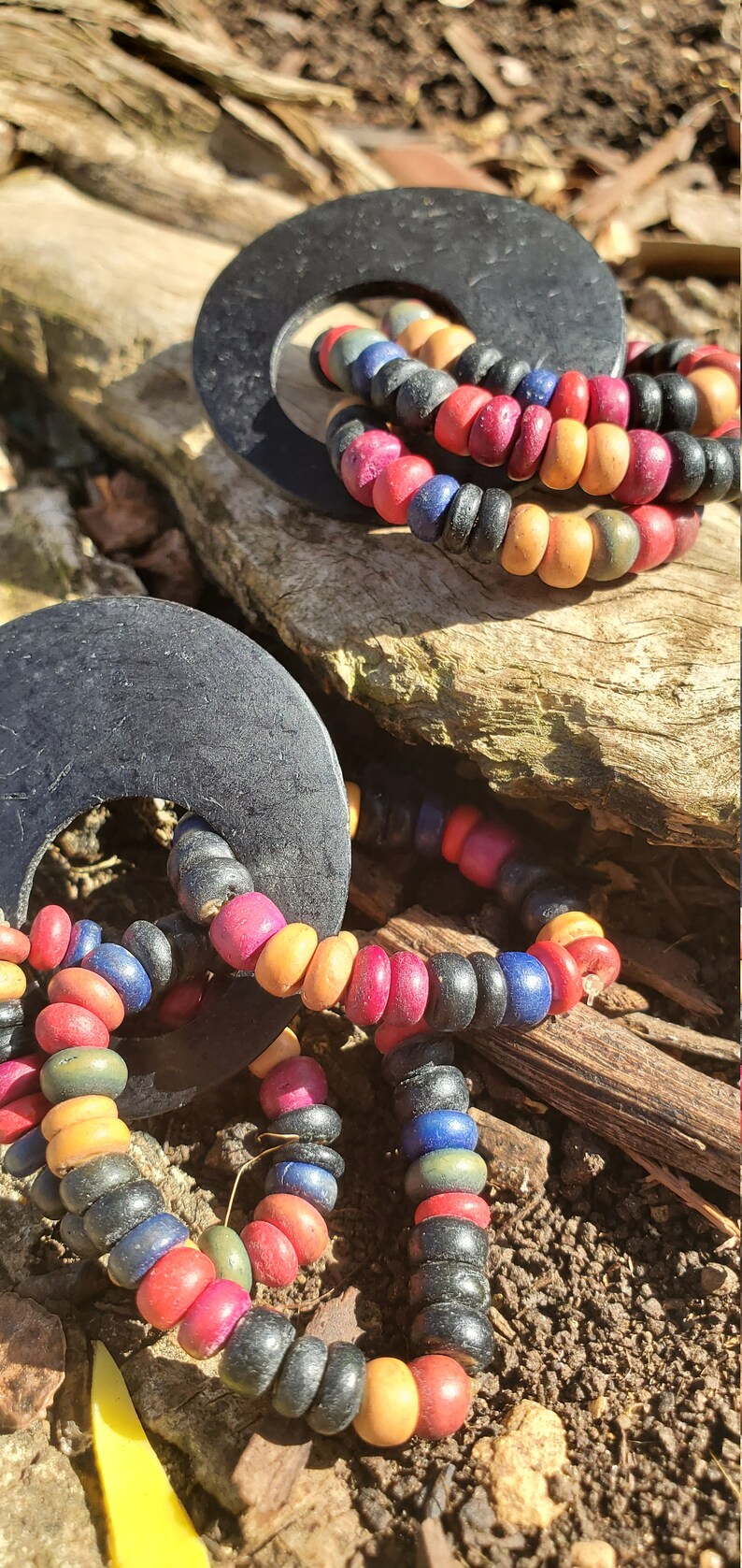 Unique Summer is coming Gift for Her Colorful Earrings Wood Casual