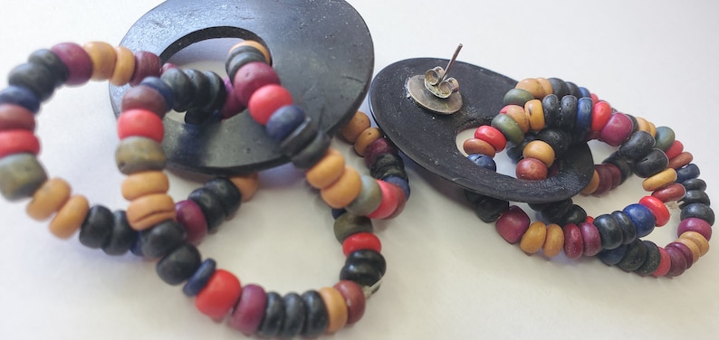 Unique Summer is coming Gift for Her Colorful Earrings Wood Casual