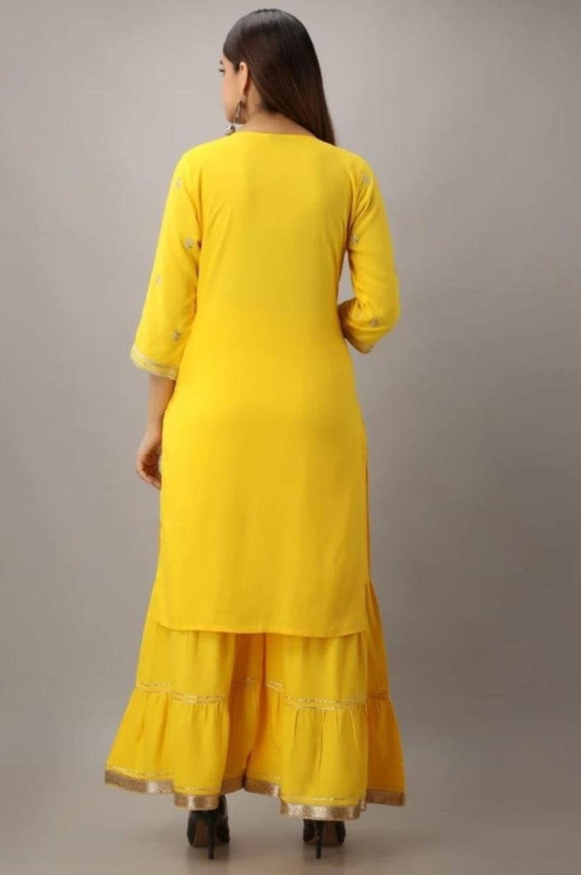 designer kurti with sharara