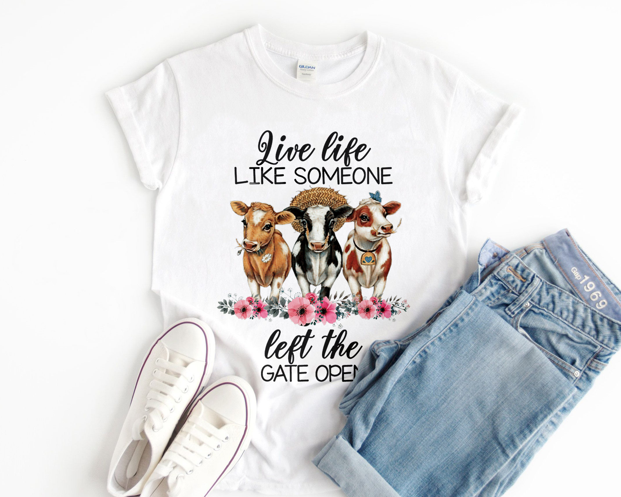 live life like someone left the gate open shirt