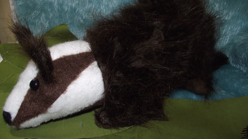 badger stuffed animal pattern