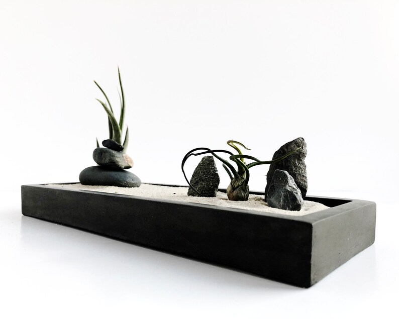 Rectangle Concrete Tray / Cement Catchall Tray / Modern Office Etsy