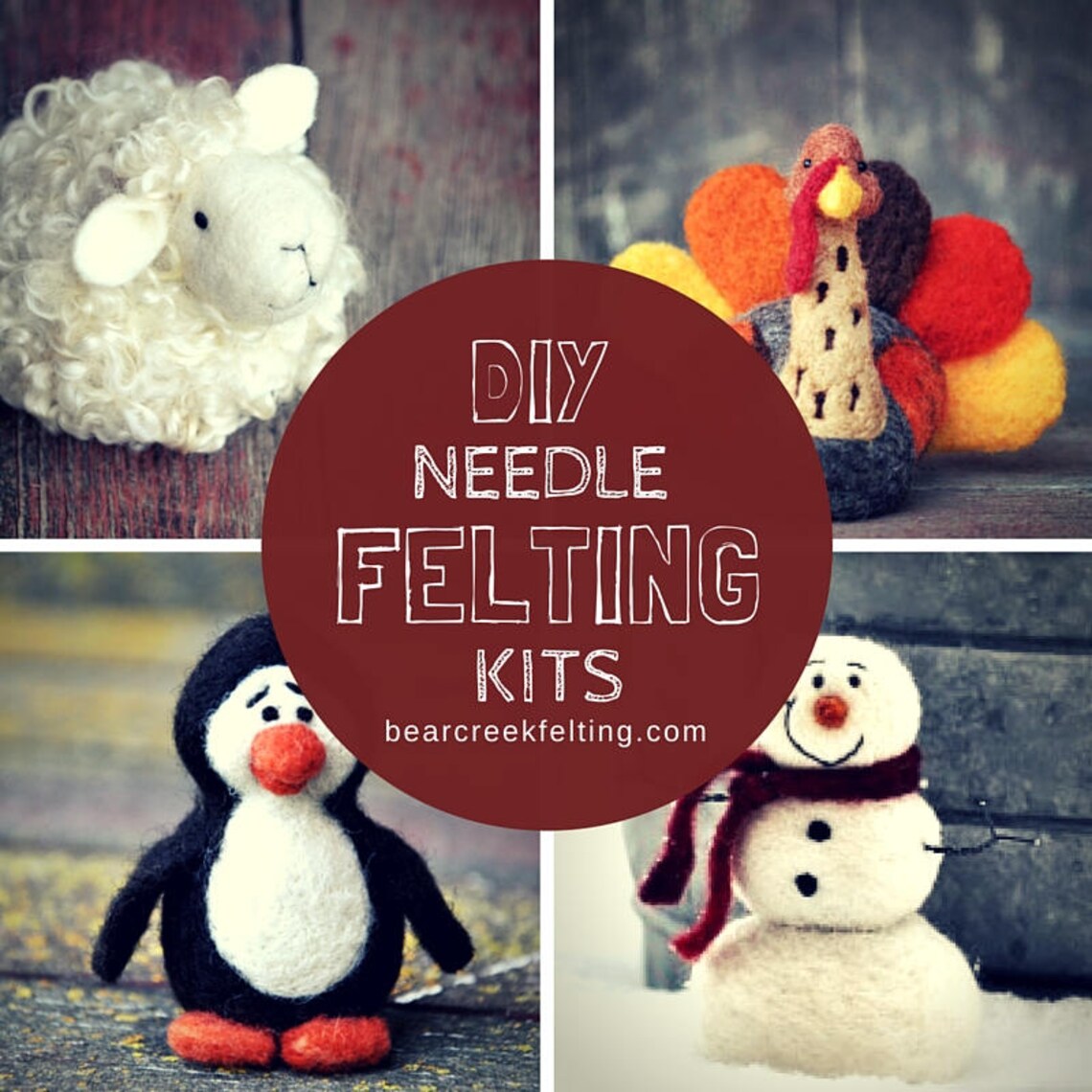Rabbit Felting Kit Needle Felting Kit DIY Kit Craft Kit | Etsy