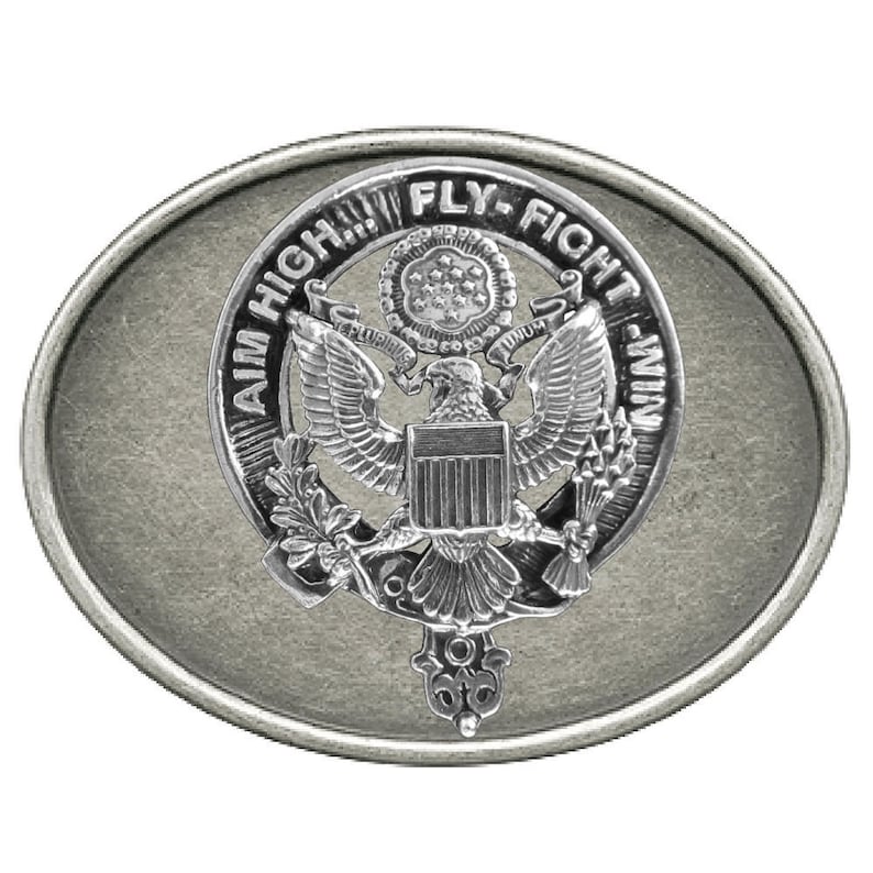 US Air Force Cian Clan Crest Regular Buckle