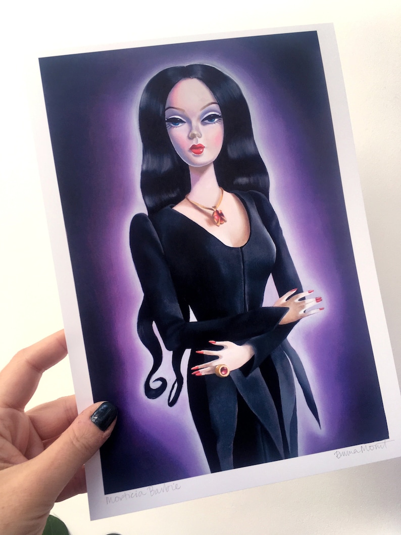 morticia and gomez barbie dolls