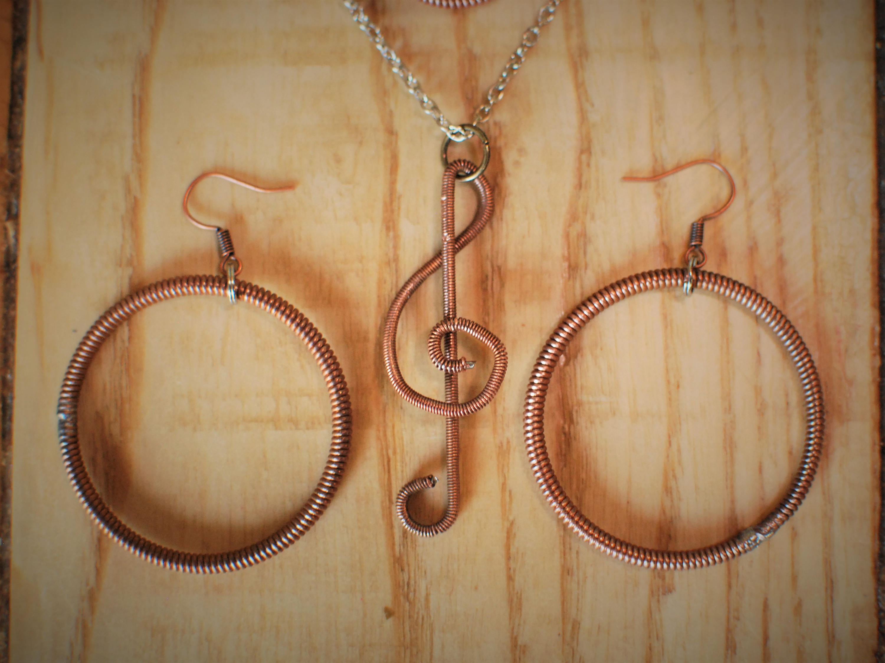 Jewelry Set Piano String Jewelry Piano Recital Gift Piano Etsy
