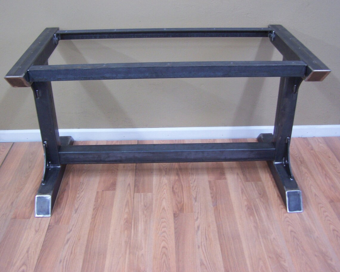 Industrial Steel Table Base Kitchen Island Bar Legs Massive Etsy