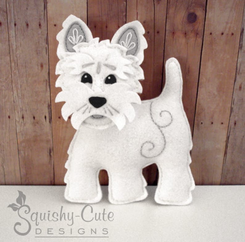 stuffed west highland terrier