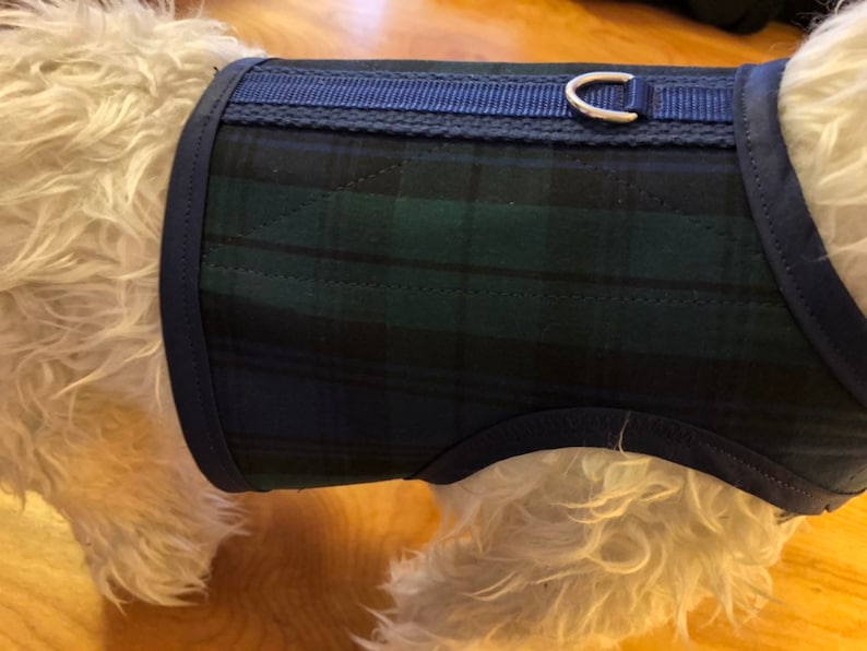 Black watch Tartan Plaid Small Dog Harness Made in USA dog Etsy