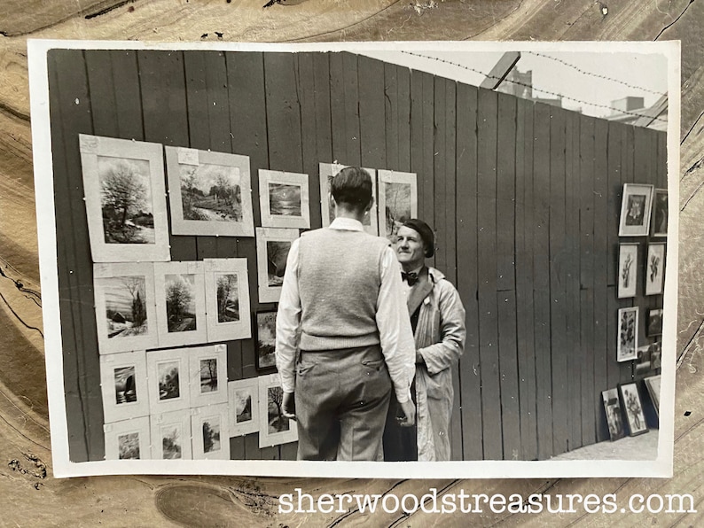 Artists Setting Up On The Eastern Parkway Brooklyn New York 1938 Black and White Photos