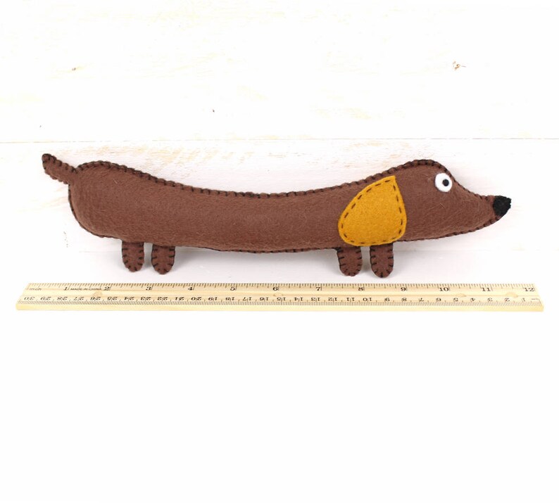 stuffed wiener dog toy