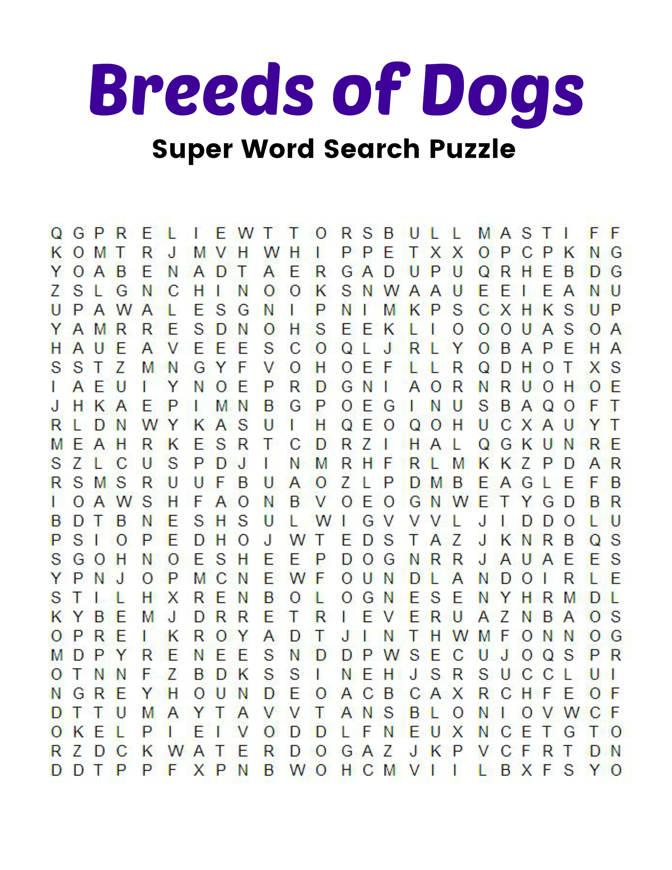 breeds-of-dogs-super-word-search-puzzle-word-search-puzzle-etsy