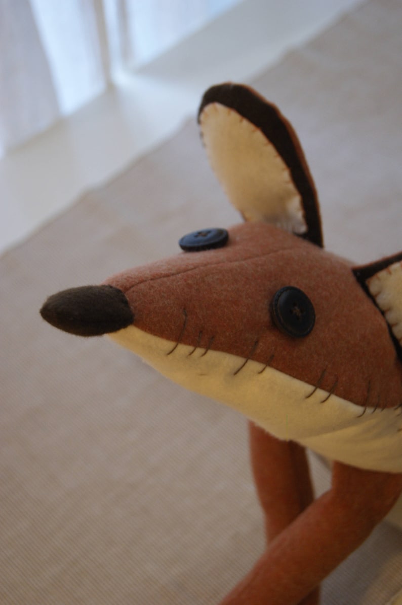 fox stuffed animal pattern