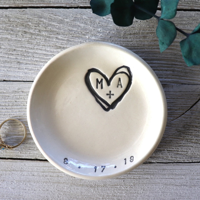 Ring holder Ring dish Engagement gift Wedding gift Bridal Etsy