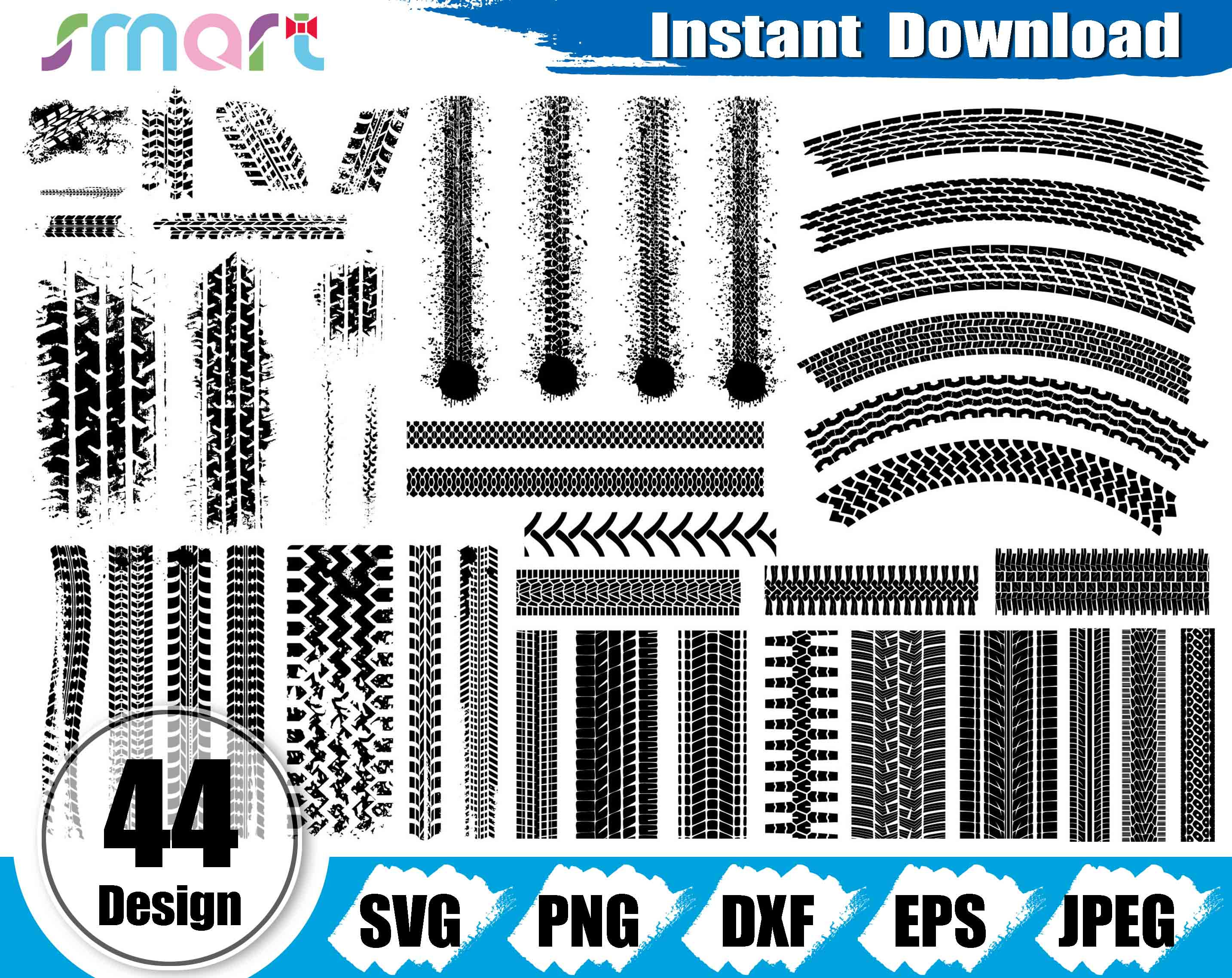 Tire Tread svg bundleMotorcycle Tire SvgTire Tread vector Etsy