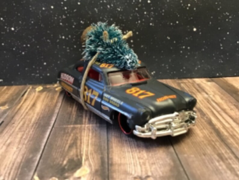 Stocking Stuffer Hornet Christmas ornament Car Christmas Tree Ornament Hudson Hornet Car Carrying Christmas Tree
