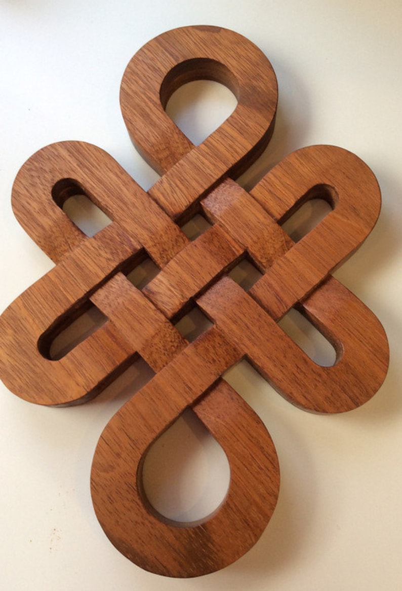 Large Wood Celtic Knot Trivet/Irish Wall Hanging Etsy