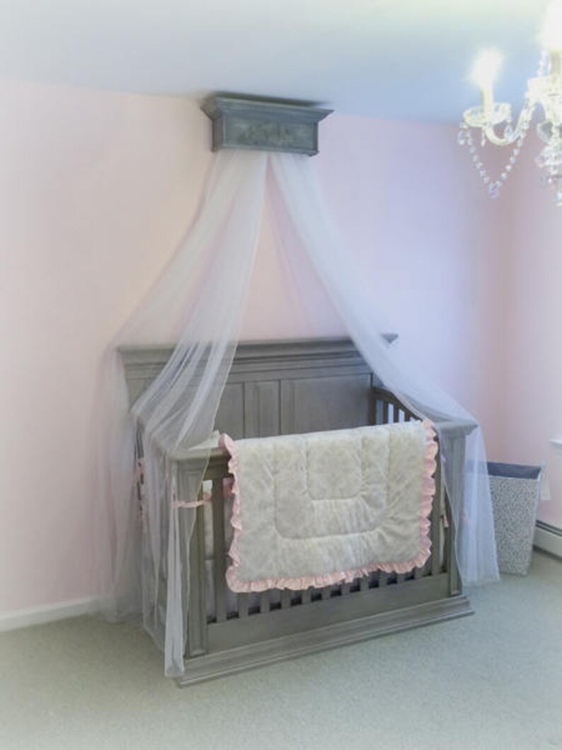Bed Crown Canopy Crib Crown Nursery Design Wall Decor Etsy