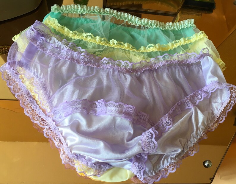 Nylon Tulle Burlesque Vintage Style Panties Sissy Sex Doll Etsy