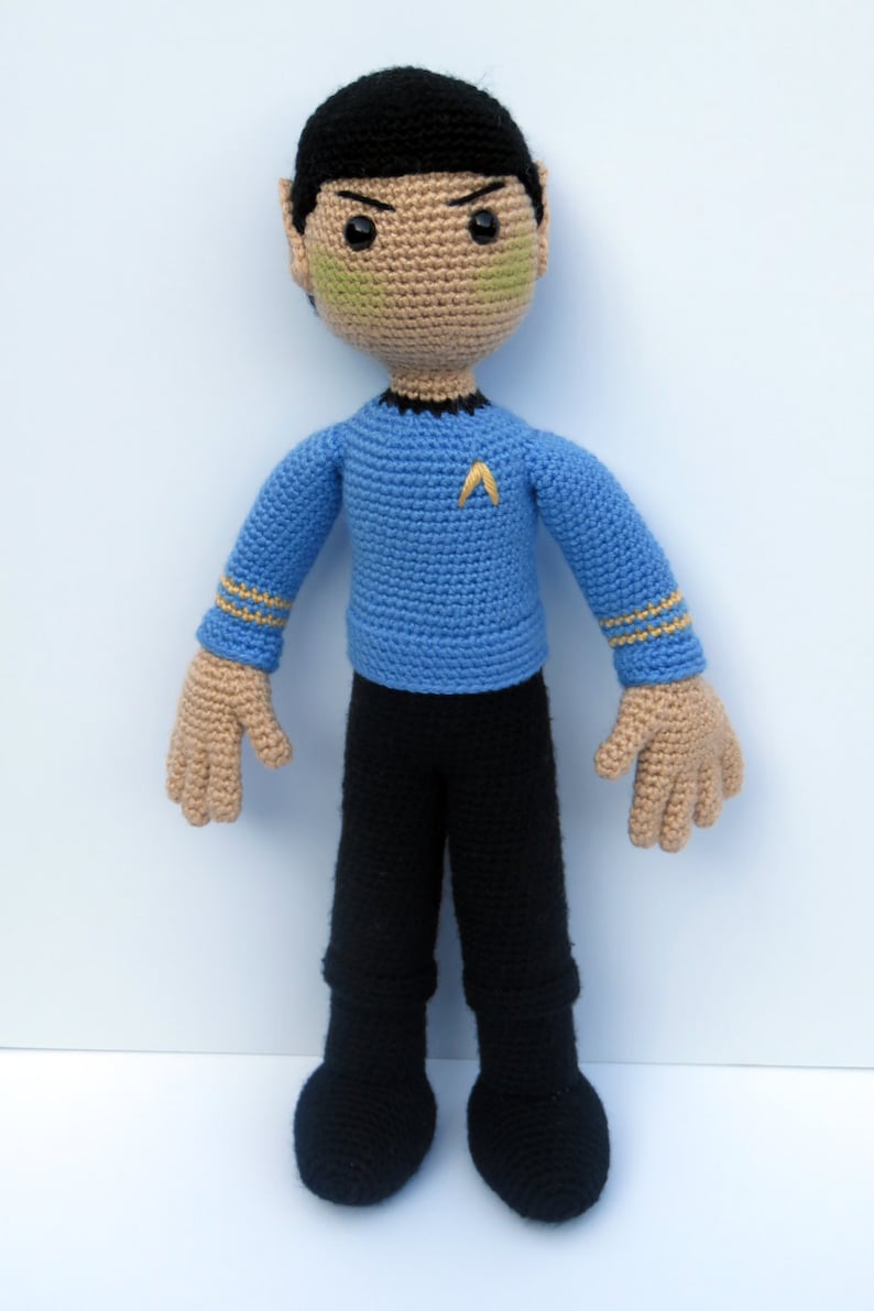 Crochet Pattern Spock Star Trek Amigurumi Pattern PDF Instant Etsy