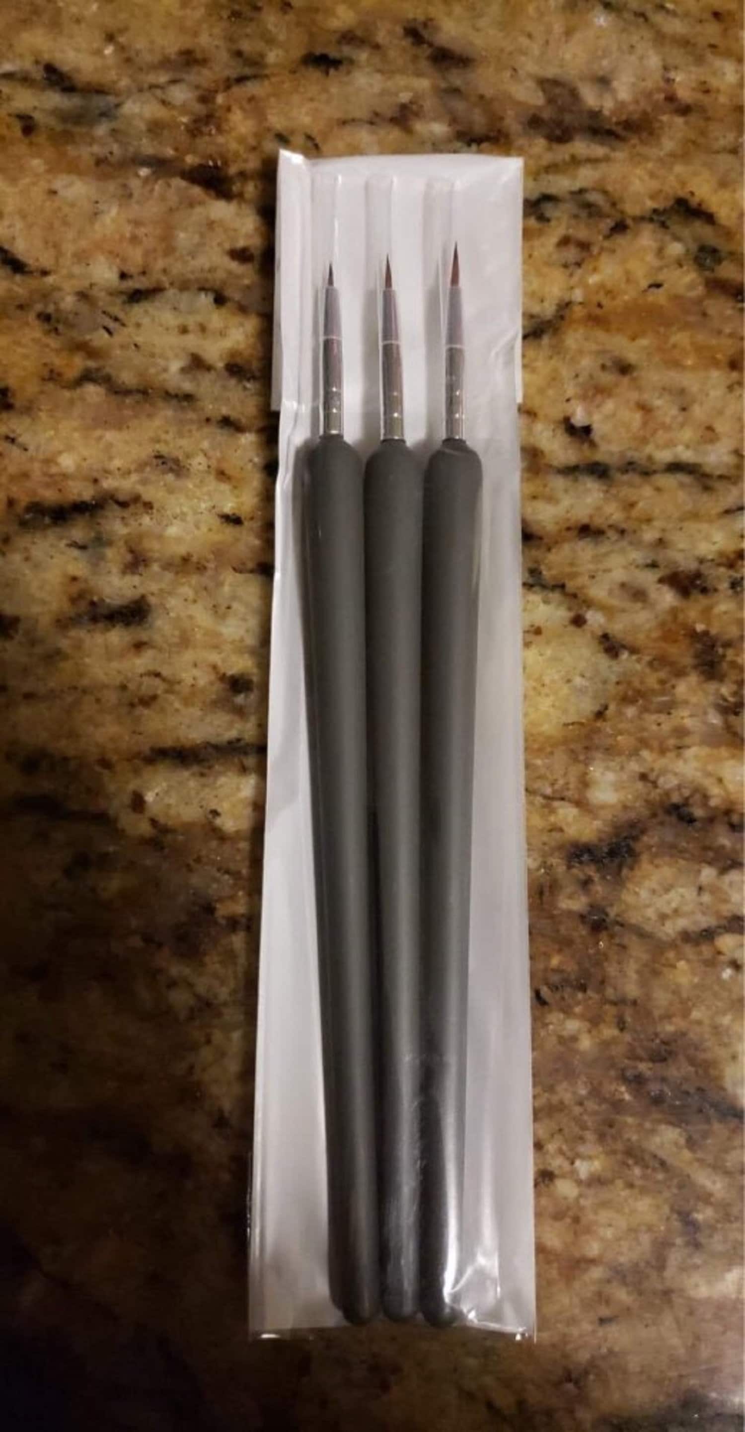 3pc Best FINE Tip Paint BRUSHES SET Mini 1295mm Bulk For Etsy