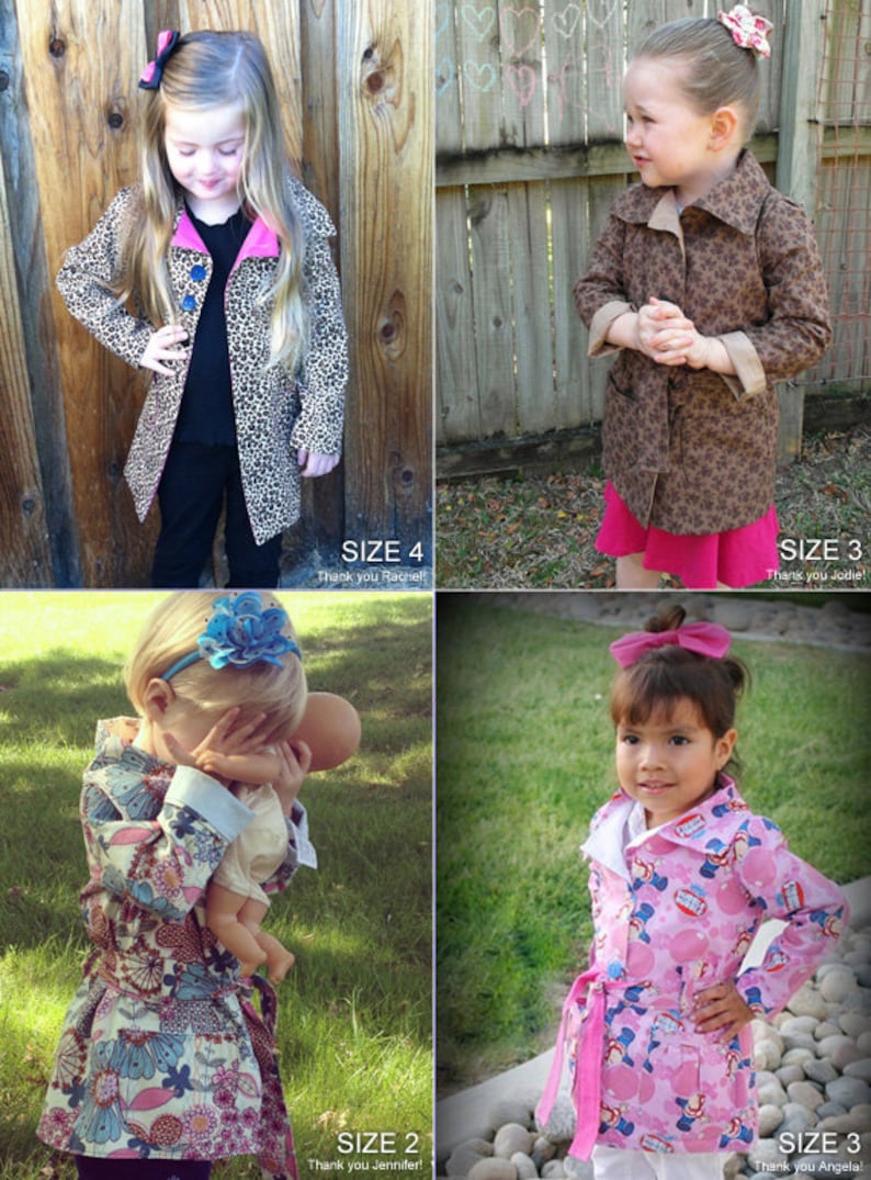 Autumn COAT pattern sewing Reversible jacket sewing pattern Etsy