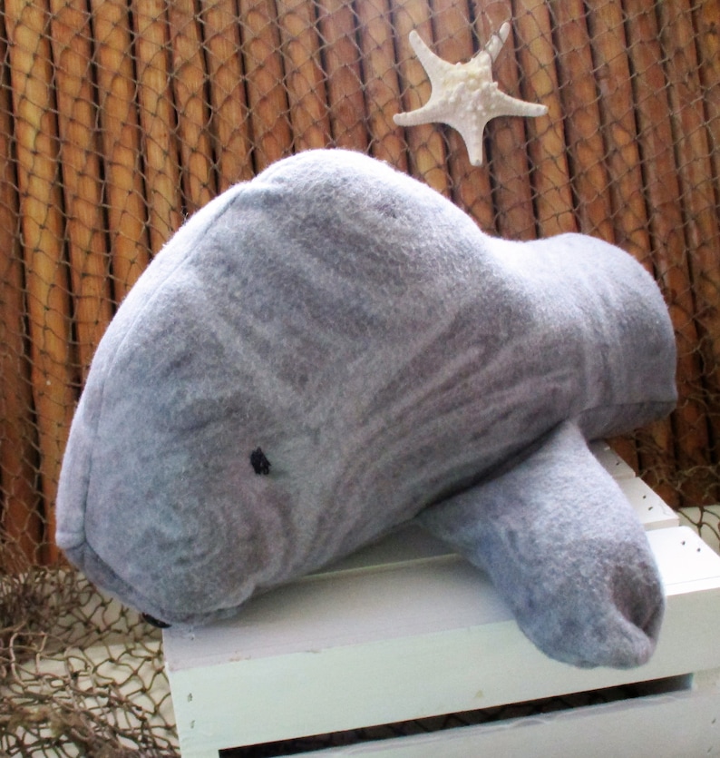 stuffed manatee toy