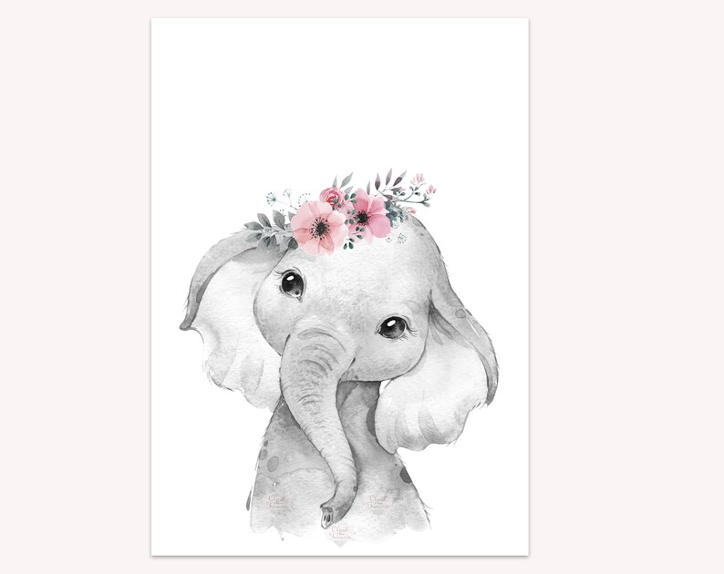 Safar Anmals Boys Nursery Bedroom Prnts Set Of 3, Personalsed Name