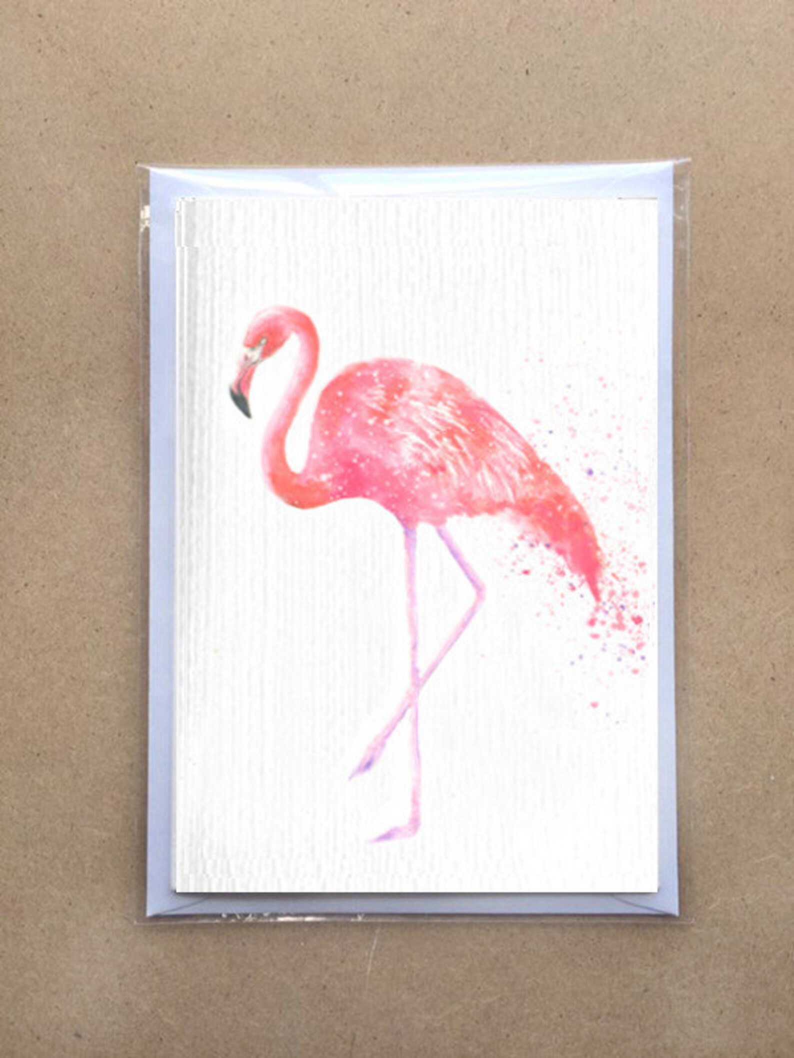 Flamingo card flamingo party flamingo birthday birthday | Etsy