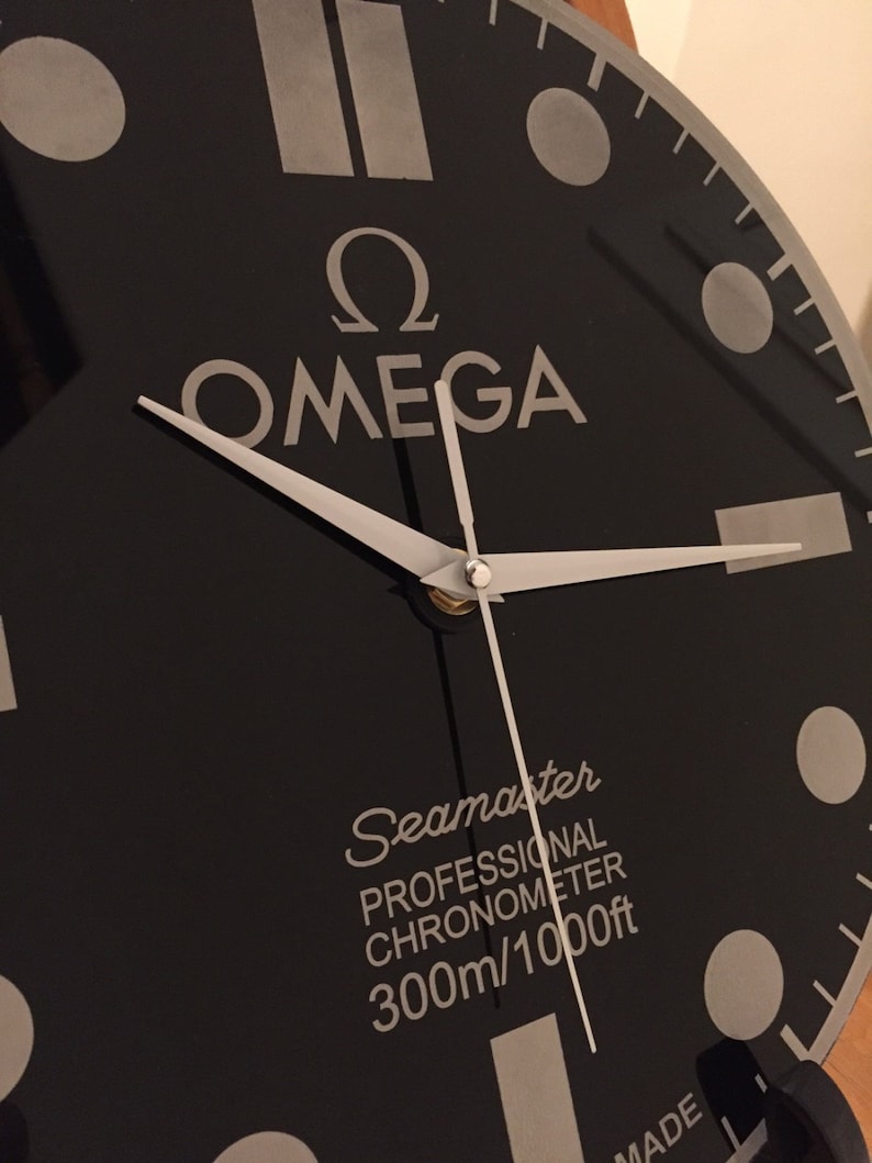 Omega Seamaster Dial Face Wall Clock Wall Clock Christmas Etsy