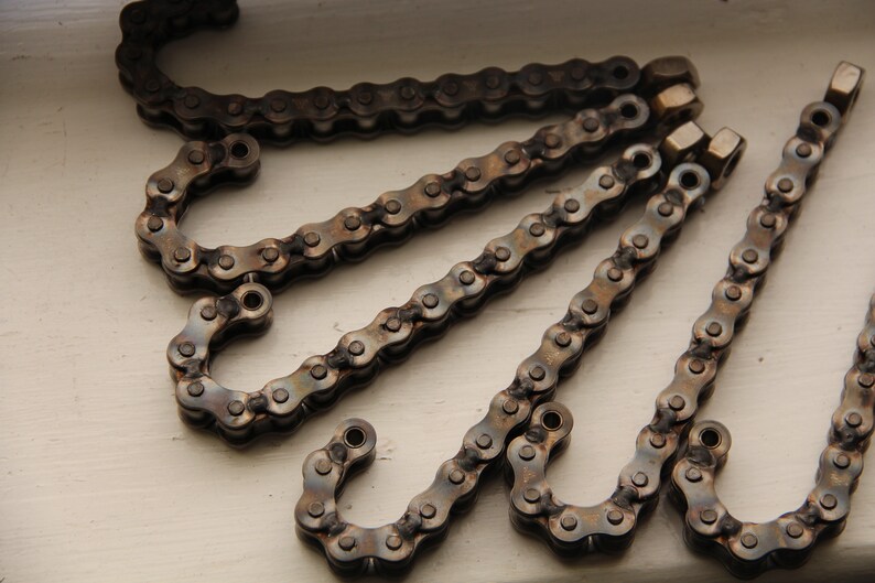 BIKE Chain Coat Hooks Etsy