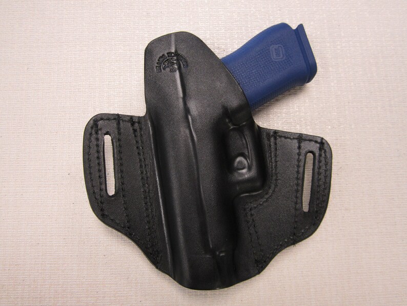 GLOCK 48 formed leather pancake holster Owb belt holster Etsy