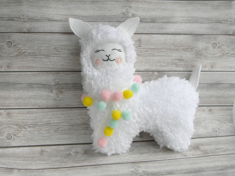 peluche lama multicolore