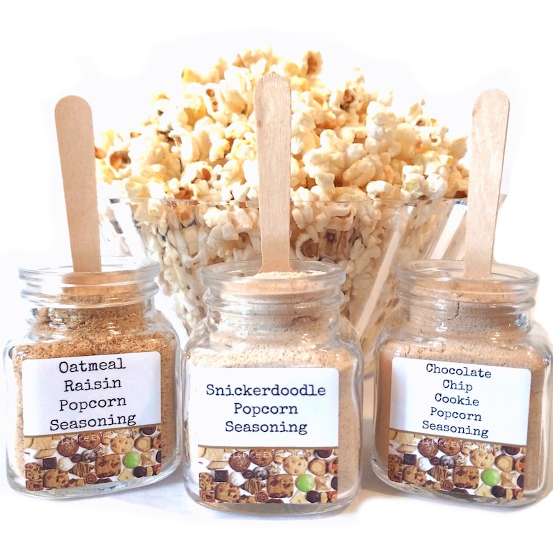 Cookie Jar Popcorn Bar Seasoning Set Gourmet Popcorn Popcorn Etsy