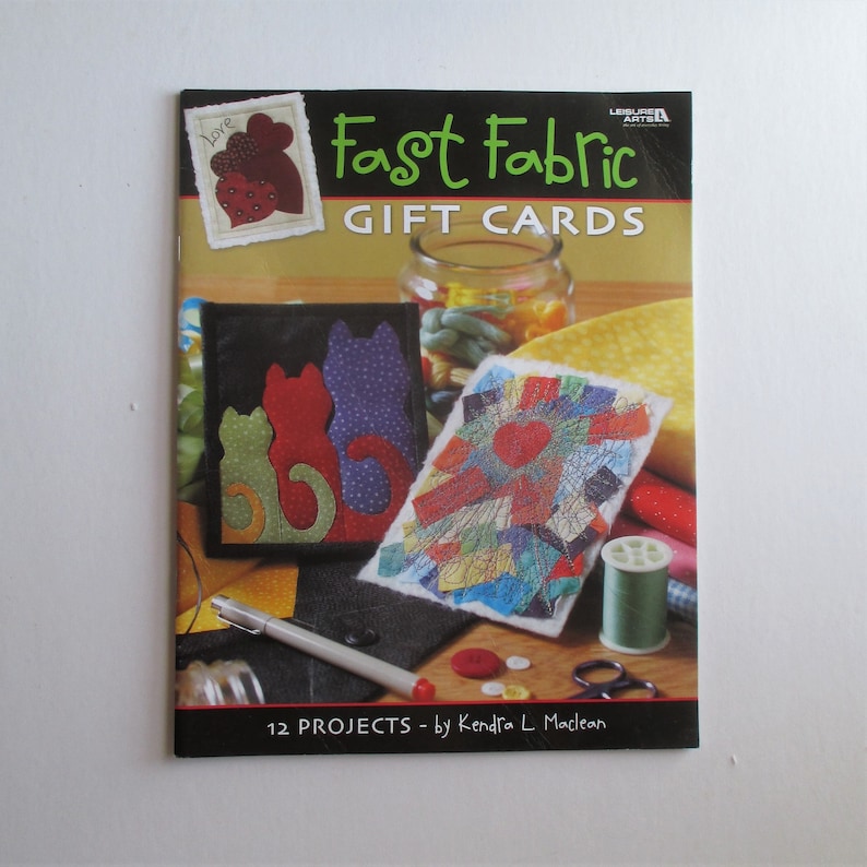Fast Fabric Gift Cards booklet