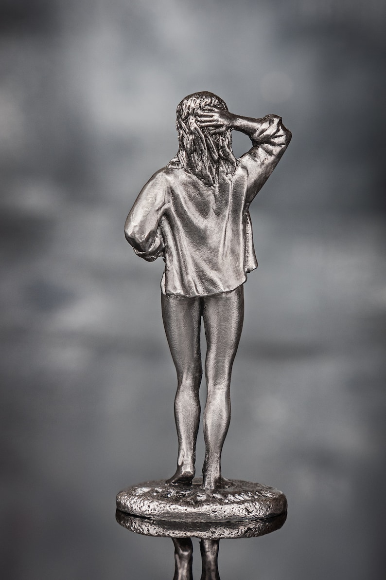 Naked Woman Figurine Sculpture Rotique Chelle Non Peint Etsy