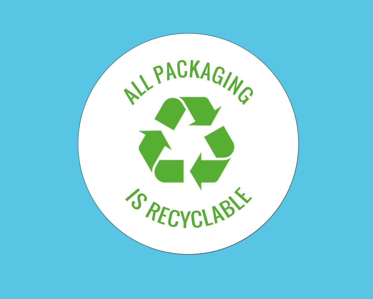 Recycling Labels Recyclable Packaging Stickers Etsy