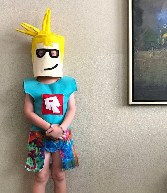 Roblox Body Costume For Kids Ages 4 Custom Made To Order Etsy - costumes or mixed packages roblox